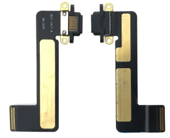 50PCS White / Black, Pre Ipad Mini 1 2 3 USB Nabíjací Port Konektor Doku Flex Kábel Páse s nástrojmi Náhradný Diel