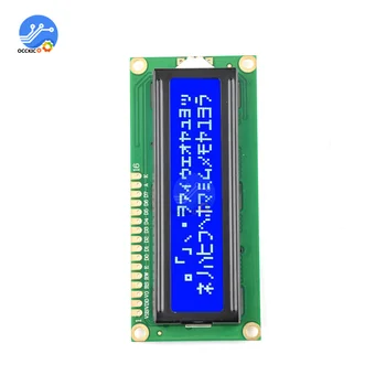 LCD1602 1602 LCD Modrá Obrazovka Znakov, LCD Displej, Modré Blacklight TFT 16X2 LCD Modul DC 5V 80mm*35mm*11 mm