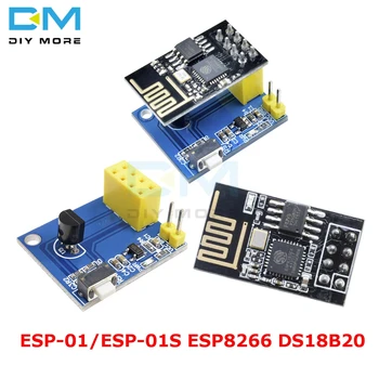 ESP-01/ESP-01S ESP8266 DS18B20 Snímač Teploty modul NodeMCU Adaptér Doska pre Arduino R3 internet vecí Wifi Bezdrôtové Doske Auta