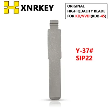 XNRKEY KDB-45 Pôvodné Vysoko Kvalitné Čepeľ Y37# SIP22 Kovové Prázdne Uncut Nahradenie Flip Tlačidlo Čepeľ pre KD/VVDI Diaľkové