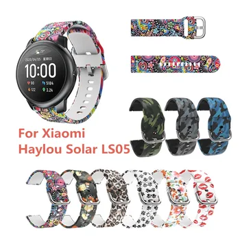 Silikónové Hodinky Remienok Pre Xiao Haylou Solárne LS05 22 mm Watchband Xiomi Xaomi Xiaome Haylou-Solar-LS05 Pásma correa de reloj