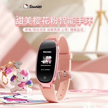 Sanrio Náramkové hodinky Elektronické Hodinky Hello Kitty Smart Hodinky Kapela Smartwatch Zdravie a Krása Bluetooth Náramok IP67 Dievčatá Sledovať