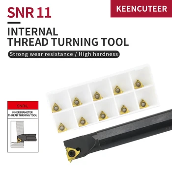 SNR0008K11 SNR0010K11 SNR0012M11 CNC Vnútorný Závit Otáčania Nástroja rod 11IR Závitové Vložky Sústruh SNR Držiteľ