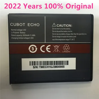 100% Nový, Originálny CUBOT ECHO Batéria 3000mAh Výmena záložnej batérie Pre CUBOT ECHO Mobilný Telefón Na Sklade