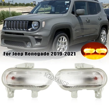 Parkovacie Svetlo Do Hmly Na Čítanie Zase Signál Pre Jeep Renegade 2019 2020 2021 Predný Nárazník Svetlomety, Hmlové Svetlá Halogénové Žiarovky, Príslušenstvo
