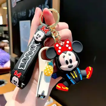 Disney Karikatúry Sveter Série Mickey Minnie Roztomilý Nail Clipper Keychain Vynikajúce Tvorivé Pár Študentská Aktovka Prívesok