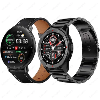 Watchband pre Xiao Mibro X1 SmartWatch Kovový Náramok z Nerezovej Ocele pre Xiao Mibro Lite pravej Kože Popruh nahradiť pásu