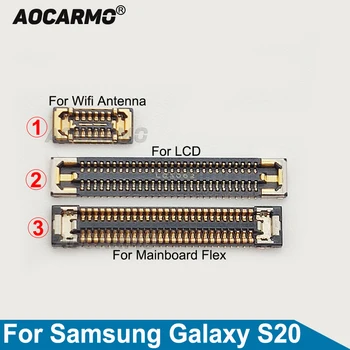 Aocarmo 1Pcs Pre Samsung Galaxy S20 Signálu Antény, Konektor Dotykový Displej LCD FPC Konektor základnej Dosky Doske Flex Kábel Opravy
