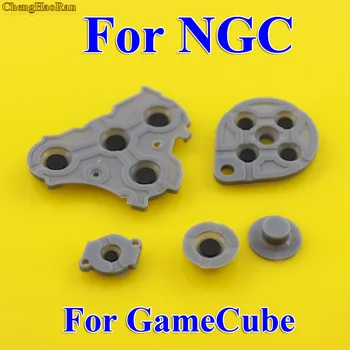 2-10 sady Náhrada Pre Nintendo GameCube NGC Radič Vodivé Silikónové Tlačidlo Pad