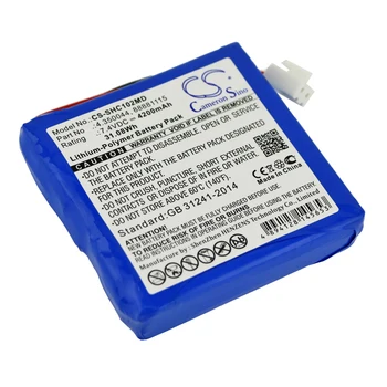Náhradné Batérie pre Schiller Cardiovit AT102+, EKG AT102 +, MS-2007, MS-2010-MS-20154.350044 88881115 7.4 V/mA