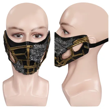 Mortal Kombat -Scorpion Maska Cosplay Latexové Masky, Prilby Maškaráda Halloween Party Kostým, Rekvizity
