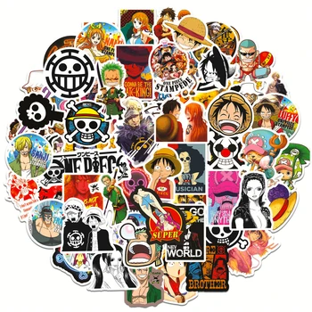 10/30/50/100KS Mix JEDEN KUS Anime Nálepky, Nálepky DIY Kufor Chladnička Telefón, Notebook Gitara Auto Graffiti Cartoon Nálepky Hračka