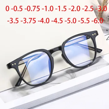 -1.0 -1.5 -2.0 -2.5 -3.0 na-6.0 Transparentné Skončil Krátkozrakosť Okuliare Muži Ženy Čierne Okuliare Predpis Krátkozraké Okuliare