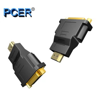 PCER Konvertora DVI Žena-HDMI samec 1920*1080P Podpora pre obrazovku Počítača projektor, tv, DVI adaptér adaptér HDMI