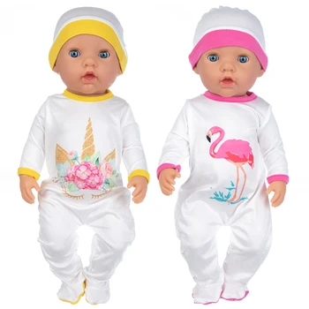 17inch 43 cm new born Baby doll - Jednorožec a Flamingo Vyhovovali Bábika