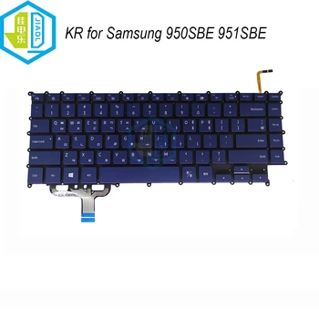 Kórejský klávesnice notebook pc podsvietená klávesnica pre Samsung 950SBE NP950SBE NT950SBE 951SBE KR QWERTY podsvietenie Počítač KB Nové