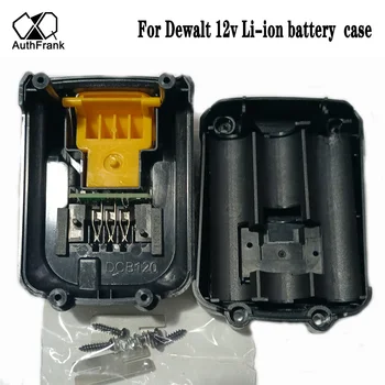 12v batérie Li-ion Plastové Prípade Nabíjateľné Batérie prípade Dewalt DCB120 DCB100 DCT410S1 DCT414S1 DCF815 DCF813S2 DCL510