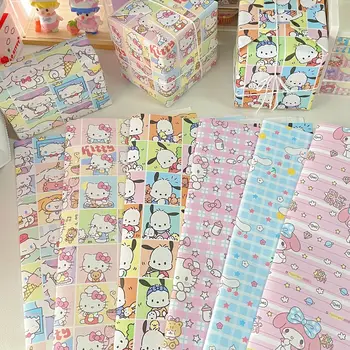Hello Kitty Kawaii Moje Melódie Cinnamoroll Prázdninový Darček K Narodeninám, Baliaci Papier, Anime Sanrioed Dievča Srdce Tabuľka Mat Pozadie