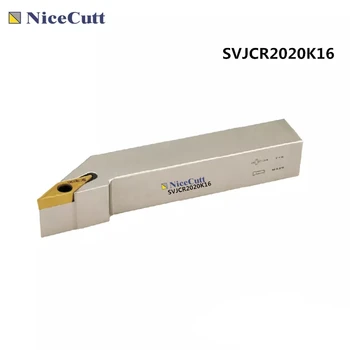 Nicecutt Sústružnícke Nástroje CNC Stroj SVJCR2020K16 SVJCL2020K16 Externý Držiak Pre VCMT Karbidu Sústruženie Vložiť