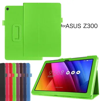 Pu Kožené puzdro pre ASUS ZenPad 10 Z300 Z300CX Z300C Z300CG Z301ML P023 Z300M Z301M P00C P01A P00L 10.1