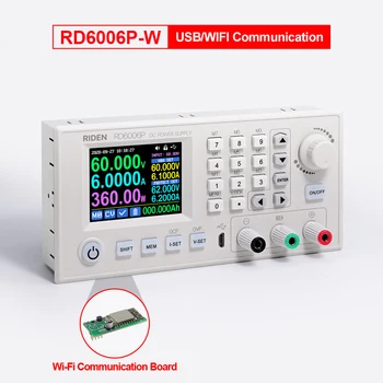 RD6006P RD6006P-W, Voltmeter 5 Miestne USB WiFi DC Napätie Prúd Krok Dole Modul Napájania Buck Nastaviteľné Converter 60V 6