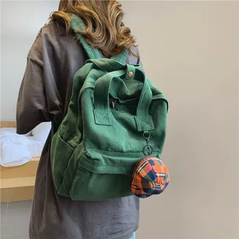 Bežné Plátno ženy batoh, veľká kapacita Preppy štýl Školské tašky pre Dospievajúcich Dievčat Cestovné batohy Mochilas Žena Daypack