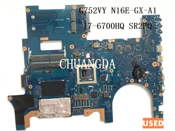 POUŽÍVA G752VY Notebook základná Doska pre ASUS ROG G752VT Pôvodnej Doske I7-6700HQ GTX980M-4G