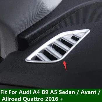 Klimatizácia AC Zásuvky Prieduch Dekor Rám, Kryt Výbava Príslušenstvo Pre Audi A4 B9 A5 Sedan / Avant / Allroad Quattro 2016 - 2020
