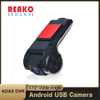 REAKO Auta Dvr ADAS USB, Podpora TF 16 G/32G Karty, Auto Audio v kvalite 1080P HD Video Cyklické Nahrávanie Multimediálne Playe