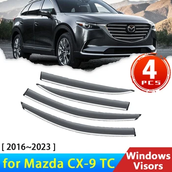 Auto Okno Clony proti oslneniu pre Mazda CX-9 CX9 CX 9 TC 2 II 2016~2023 Príslušenstvo Lamely Dážď Obočie Stráže Slnečná Clona 2017 2019 2020