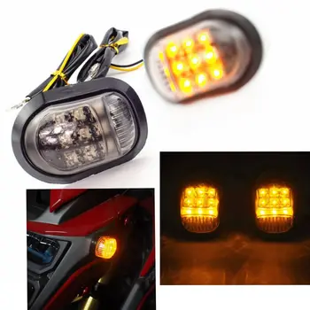 Motocykel 12V LED smerovku Svetlo Shift Svetlá Blinker Indikátor Pre Honda Grom MSX125 MSX 125