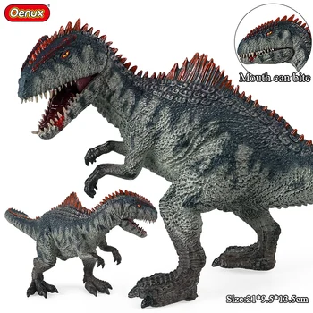 Oenux Nové Jurský Dinossaur Brinquedo Giganotosaurus Akčné Figúrky Otvorené Ústa Savage Tyrannosaurus Zvieratá, Model Kid Hračka Darček
