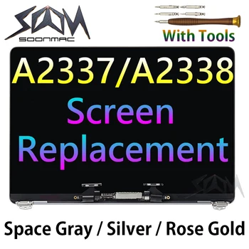 Zbrusu Nový A2337 A2338 Náhradné LCD Displej pre Macbook A 13-Palcový Montáž 2020 Retina Displej M1 EMC3598 EMC3578