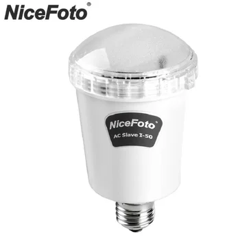 NICEFOTO I50 Studio Falsh Svetlo maximálne 45 w 5500K AC Slave Flash Žiarovka pre E27