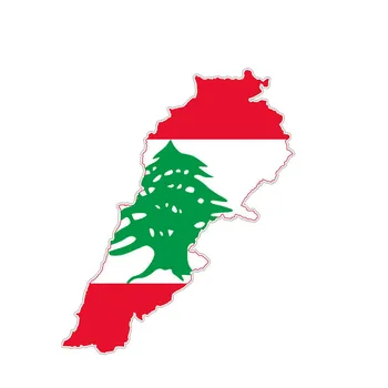 Libanon Vlajky, Mapy, Auto Diely Tvorivé Vinylové Nálepky Auto Samolepky Vonkajšie Príslušenstvo Dodávky Lepiť Nálepky Národnej Vlajky
