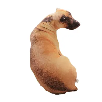 Zábavné 3D Pes Vytlačiť Hodiť Vankúš Tvorivé Vankúš Roztomilé Plyšové Bábika Darček Domáce Dekorácie Psa Tlač vankúš Dropshipping Pre Deti