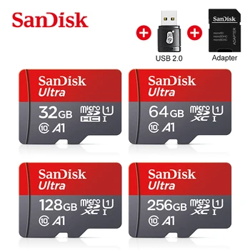 Sandisk Ultra Micro SD 128 gb kapacitou 32 GB, 64 GB 256 GB 16 GB Micro SD Karta SD/TF Flash Pamäťová Karta 32 64 128 gb microSD Telefón