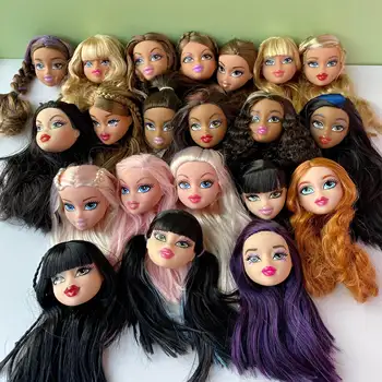 Krásne Bratzdoll make-up Bábiky Dievčatá Milujú Roztomilé Bábiky hlavu plastové hlavy