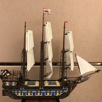 1700+ KS Piráti Imperial Karibiku Stavebné Bloky Nastaviť Vlajkovou loďou Modelu DIY Kompatibilný s 10210 22001 Vianočné Darčeky Pre Deti