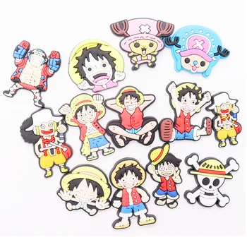 Kvalitné 1pcs Slávny Japonský Anime Karikatúry PVC Obuvi, kľúčové tlačidlá Kráľ Doplnky, Dekorácie Nosenie Náramkov DIY Strany Darček