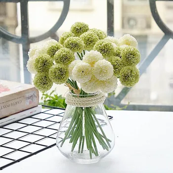 6Pcs/zväzok mini chryzantéma kvet loptu hodváb Umelé Kvety, Svadobné dekorácie, svadobné flores