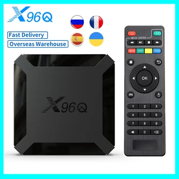 X96Q Android 10 TV Box Allwinner H313 2 GB, 16 GB 2,4 GHz WiFi 4K 60fps Media Player Hranie 3D Videa, Smart TVBOX Set-top Box h96max