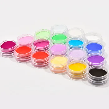 2.5 g/Fľaša Farebné Nechty, Akryl Prášok 18 Farby DIY Jemný Nail Art Lesk Ponárania Pigment Manikúra Prachu Dekorácie REKLAMA#23