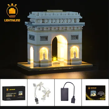 LIGHTAILING LED Svetla Kit Pre 21036 Architektúry Arc De Triomphe Osvetlenie Nastavenie (NIE Zahŕňajú Modelu)