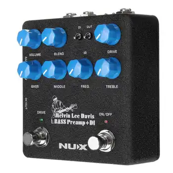 NUX NBP-5 Basy Predzosilňovač DI Gitara Effector Gitary, Basy DI Účinok Hudobné Nástroje