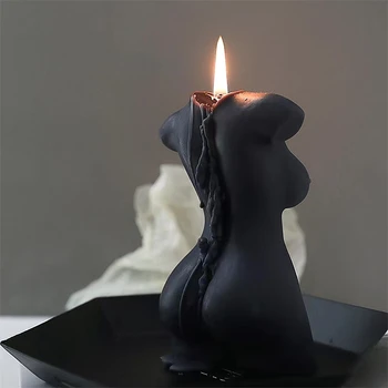In žena uvedomila, že telo sviečky Miestnosti, dekoratívne vonné sviečky pre domáce dekorácie Luxusné dekoračné sviečky narodeninové darčeky