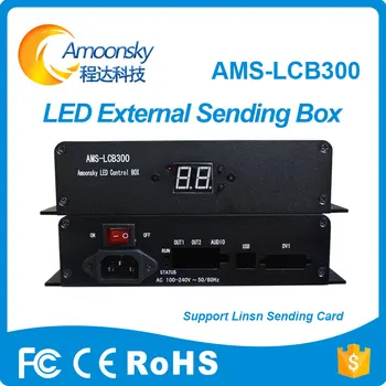 amoonsky AMS-LCB300 led ovládací box linsn led odosielateľovi box podporu ts802d odosielanie videa karty