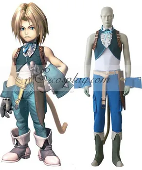 Final Fantasy IX Zidane Tribal Cosplay Kostým E001