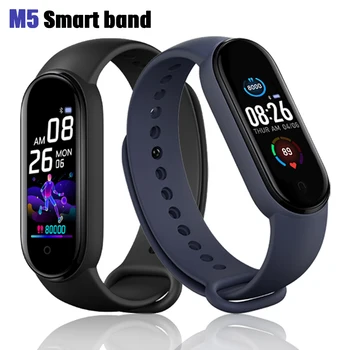 Nové M5 Smart Kapela Fitness Tracker Smart Hodinky Šport Inteligentný Náramok Srdcovej Frekvencie, Krvného Tlaku Smartband Monitor Health Náramok