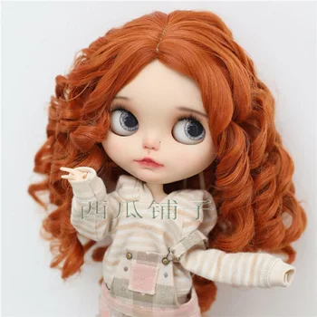 Bábika parochňu Blythe bábika s vysokou teplotou hodváb 9-10 palcový falošné vlasy bábiky príslušenstvo